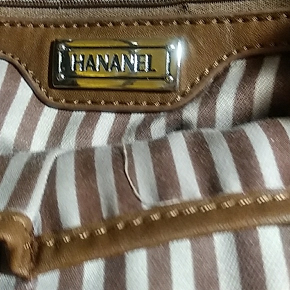 Hananel Brown faux leather purse - Picture 2 of 4